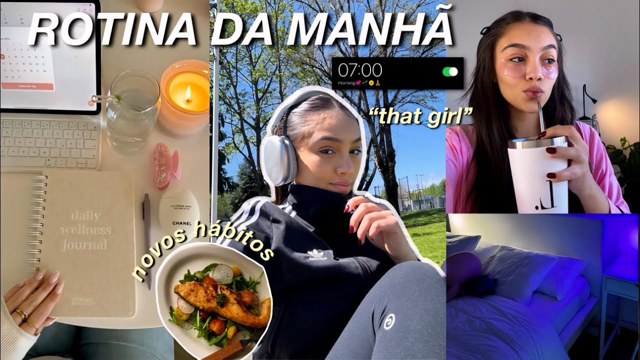 MINHA ROTINA DA MANHÃ EM PORTUGAL 7AM || novos hábitos para alcançar a sua melhor versão