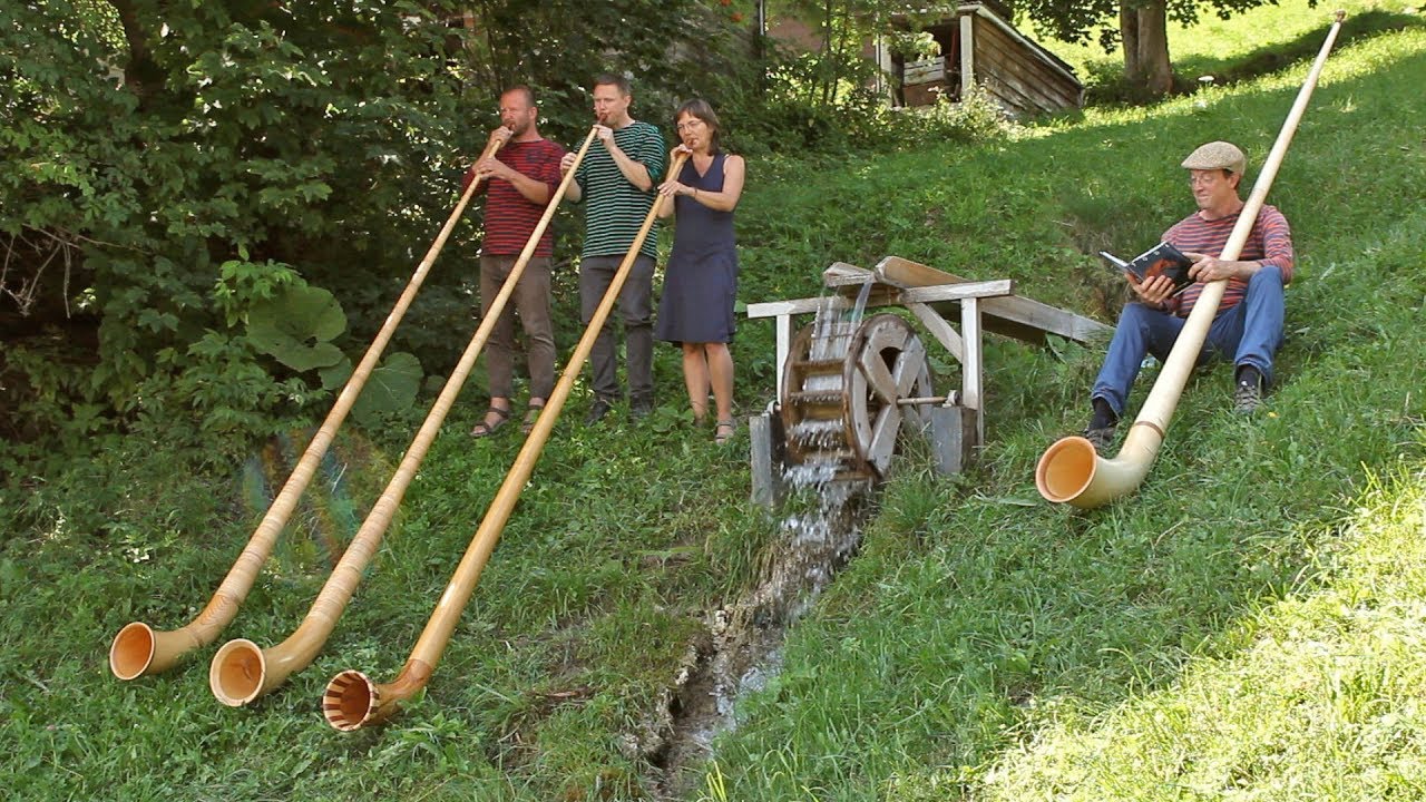 Zwerge - witziges Stück der Alphorngruppe alphorn-absolut-berlin アルプホルン