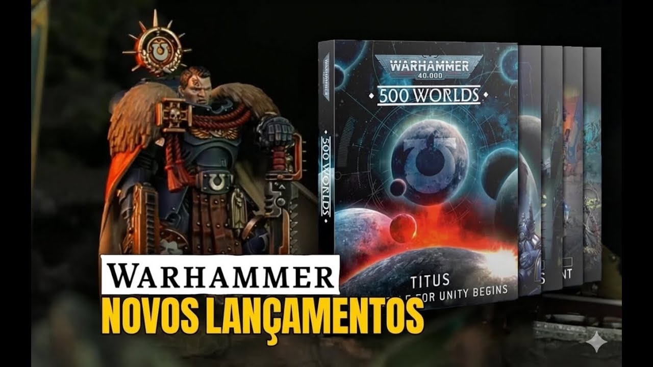 Warhammer 40k: 500 Worlds! Novos Lançamentos do jogo de tabuleiro! Detachments e mais!