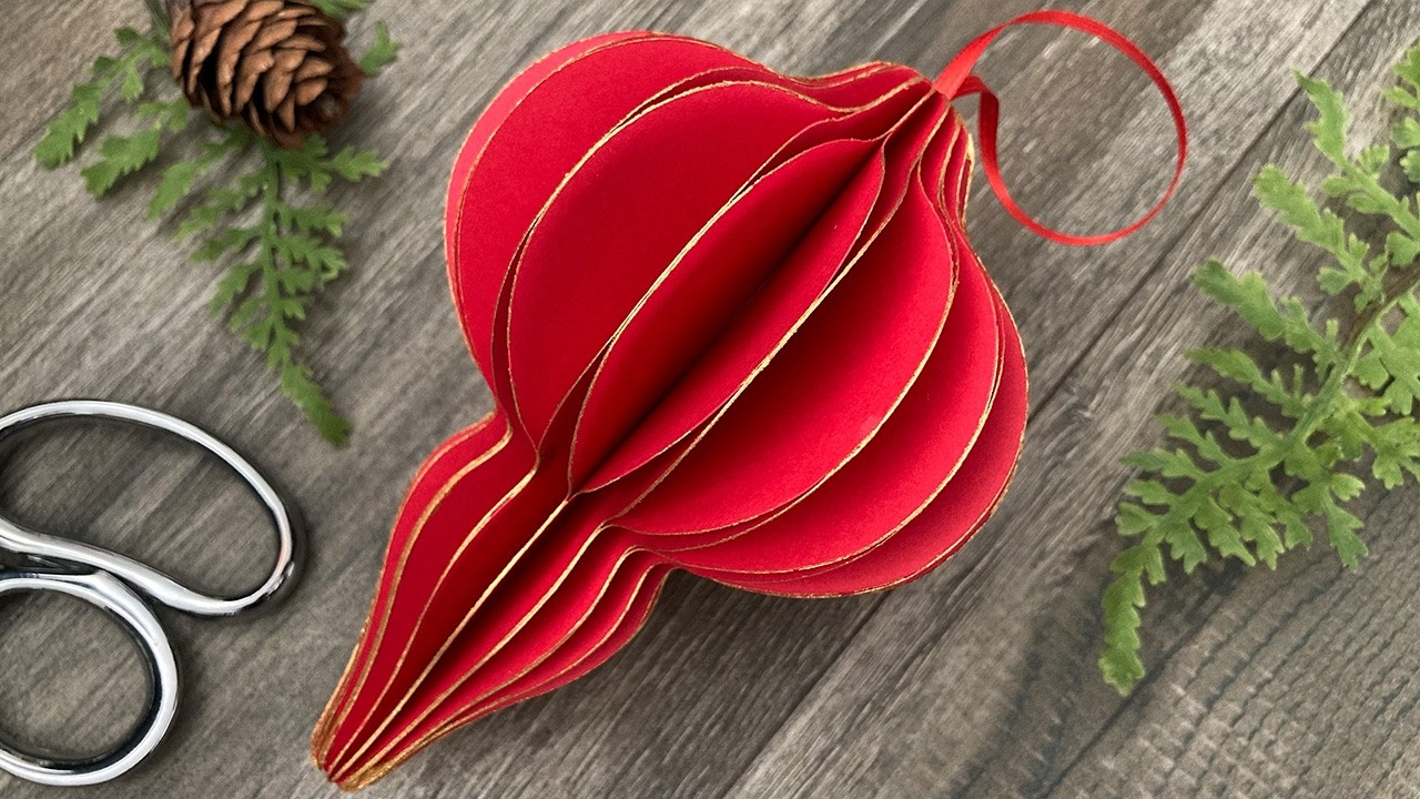 DIY Honeycomb Ornament (Cardstock) | Paper Craft Ideas