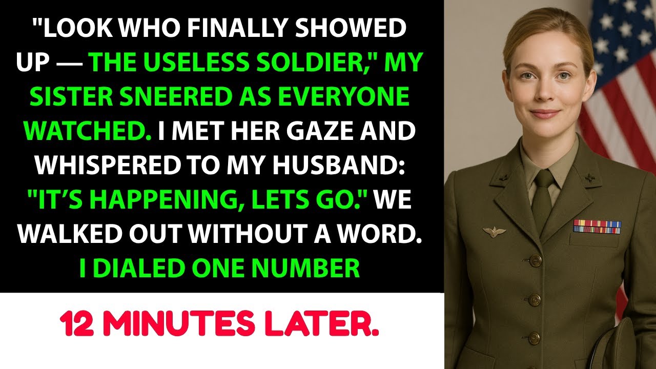 She Called Me A 'Useless Soldier' — But My One Call Changed Everything At Her promotion…