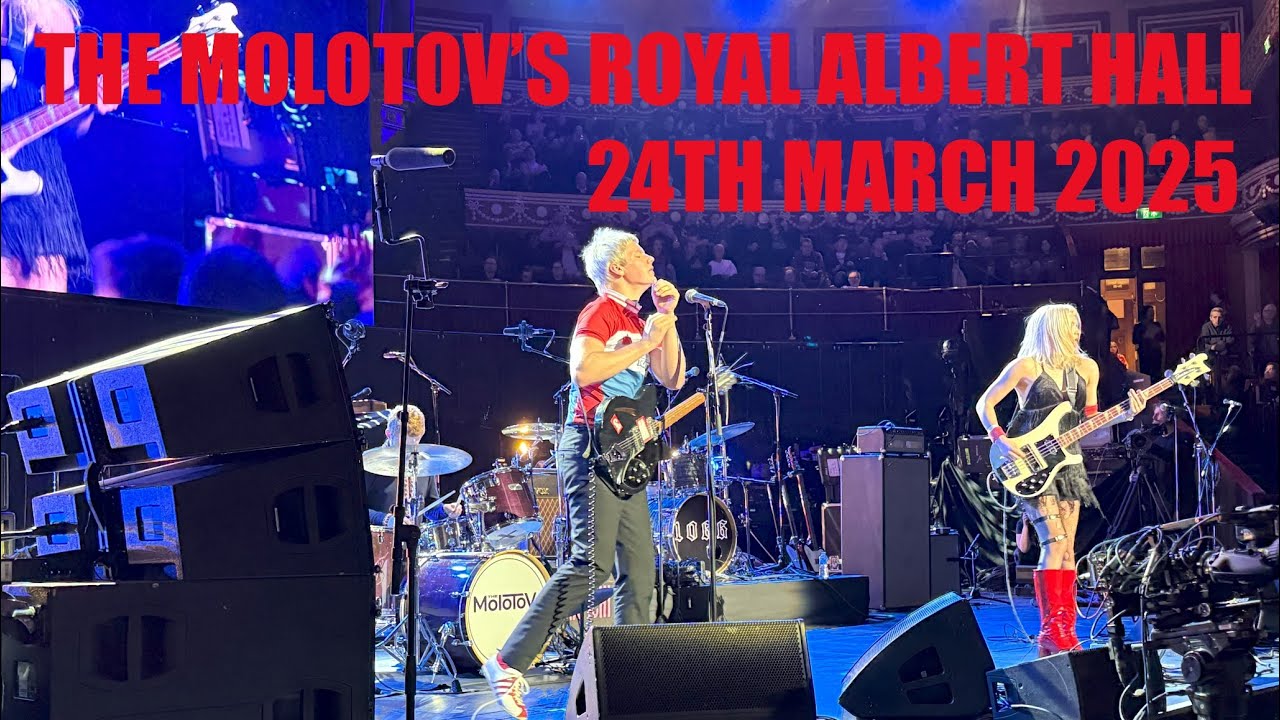 Molotov's at the Royal Albert Hall on 24th March 2025 :4k Widescreen.