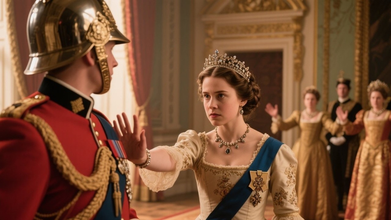The Queen’s Aides Ordered the Guard Away — But Princess Charlotte Blocked His Path | Emotional Story