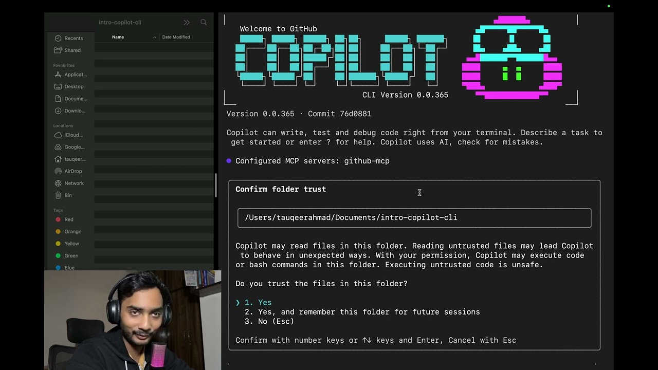 Exploring GitHub Copilot CLI and building projects