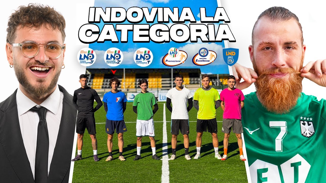 ⚽🔎 INDOVINA LA CATEGORIA del CALCIATORE in INCOGNITO! | con RAGNAR