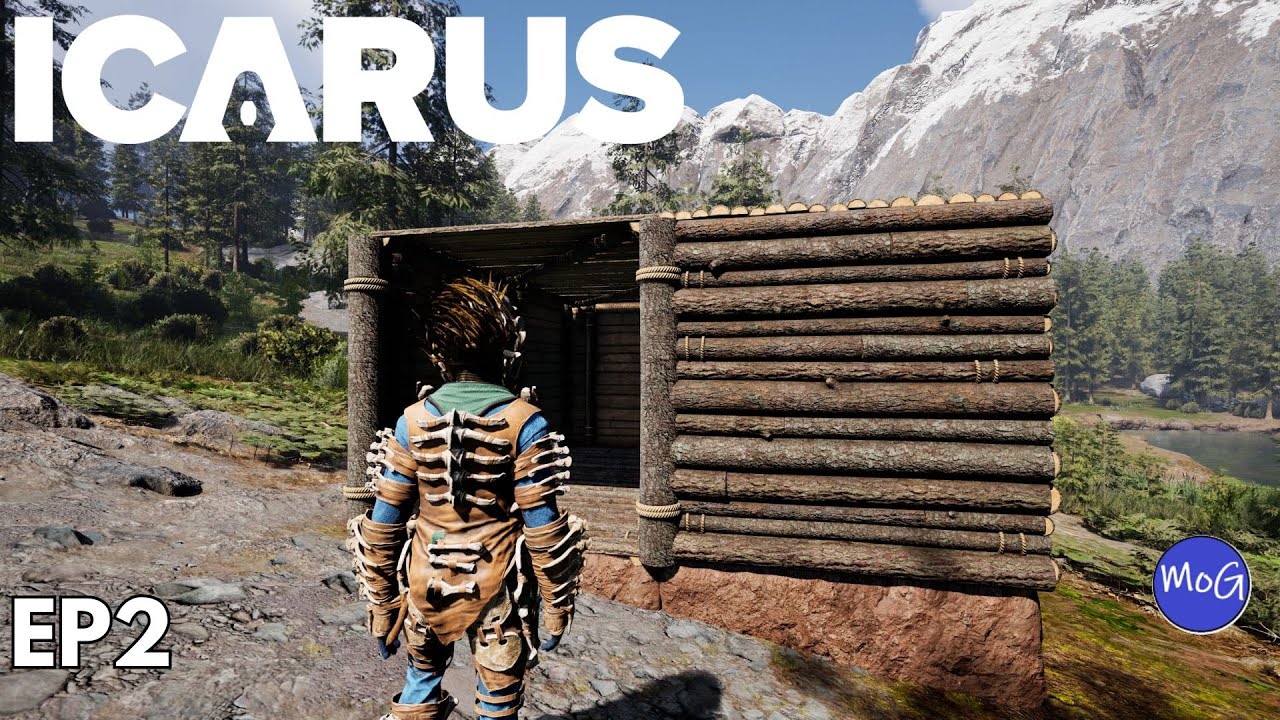 Комплект костяной брони и наша первая база | ICARUS, эпизод 2