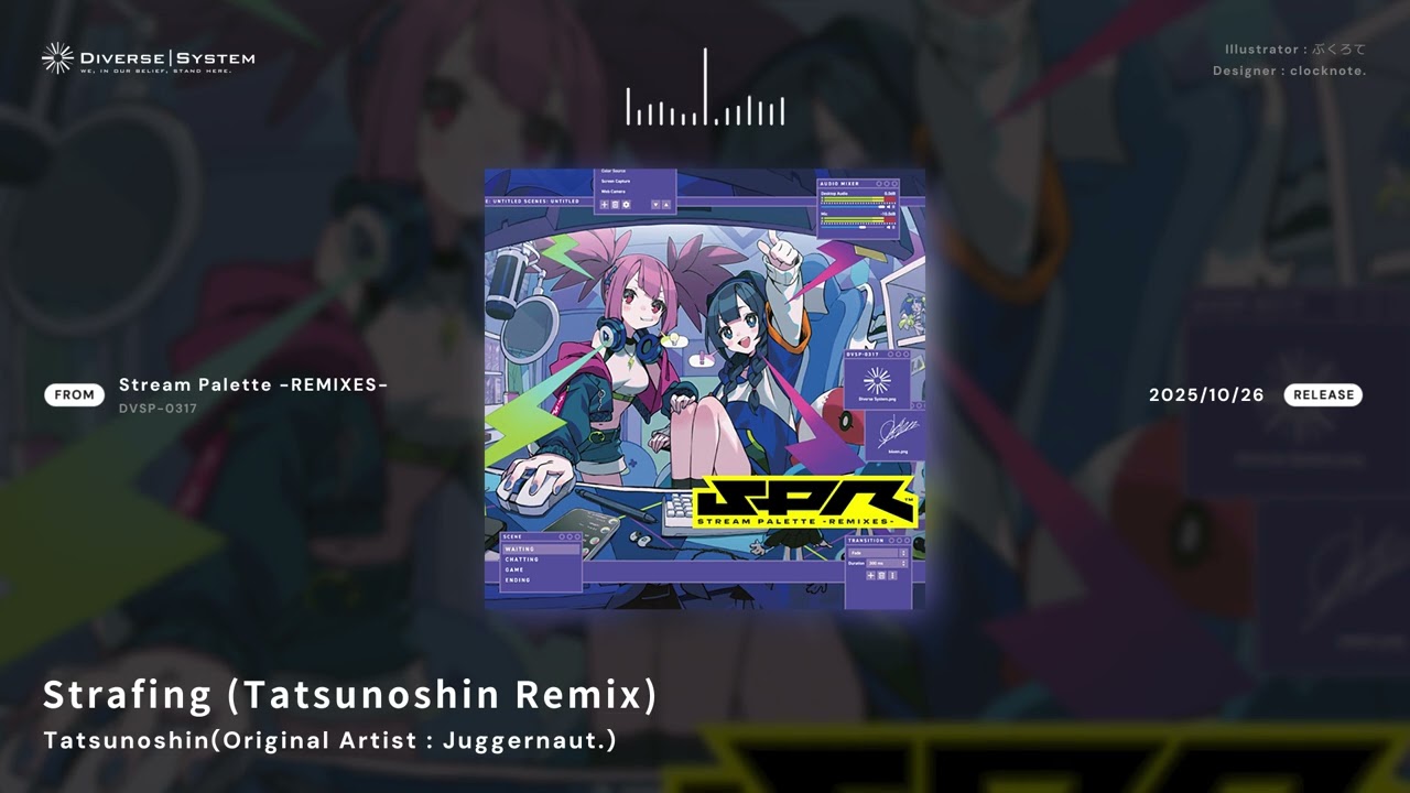 Strafing (Tatsunoshin Remix) / Tatsunoshin(Original Artist : Juggernaut.) [Stream Palette -REMIXES-]