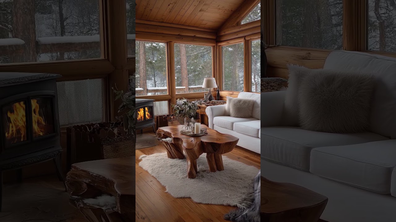❄️ This Cozy Cabin Will Amaze You &ndash; Inspired by Austrian Alps Snowy Wilderness #CabinWoven
