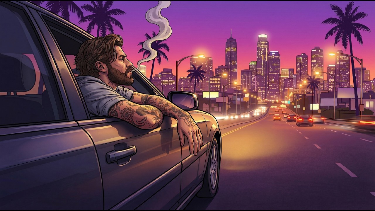 Midnight Drive – 420 Vibes Chill Rap • Stoner Mood • Bluesy Hip-Hop