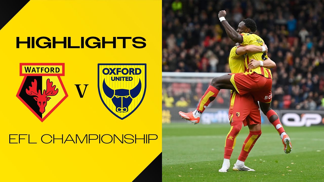 NGAKIA DOUBLE! 🤩 | Watford 2-1 Oxford United | Short Highlights