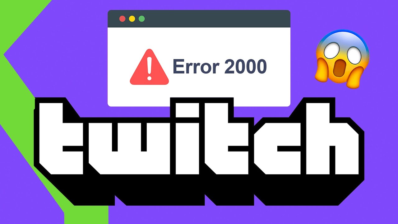¡¡ERROR 2000!! TWITCH BLOQUEADO: QUÉ HA PASADO y CÓMO SOLUCIONARLO