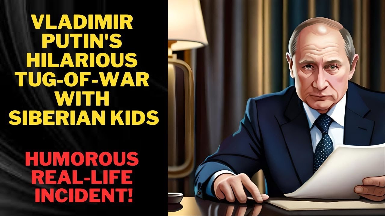 Vladimir Putin's Hilarious Tug-of-War with Siberian Kids | Humorous Real-Life Incident!