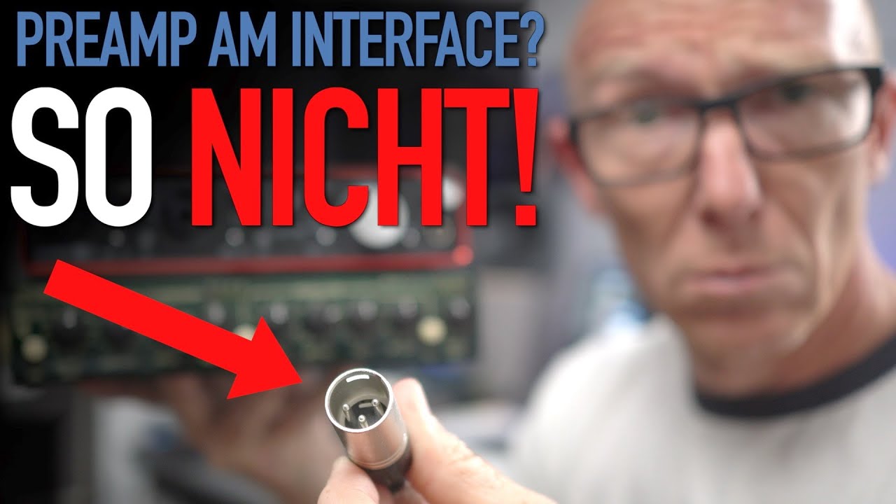 Ganz einfach: MIC-PreAmp richtig anschließen | Abmischen Tutorial | Recording-Blog MP133