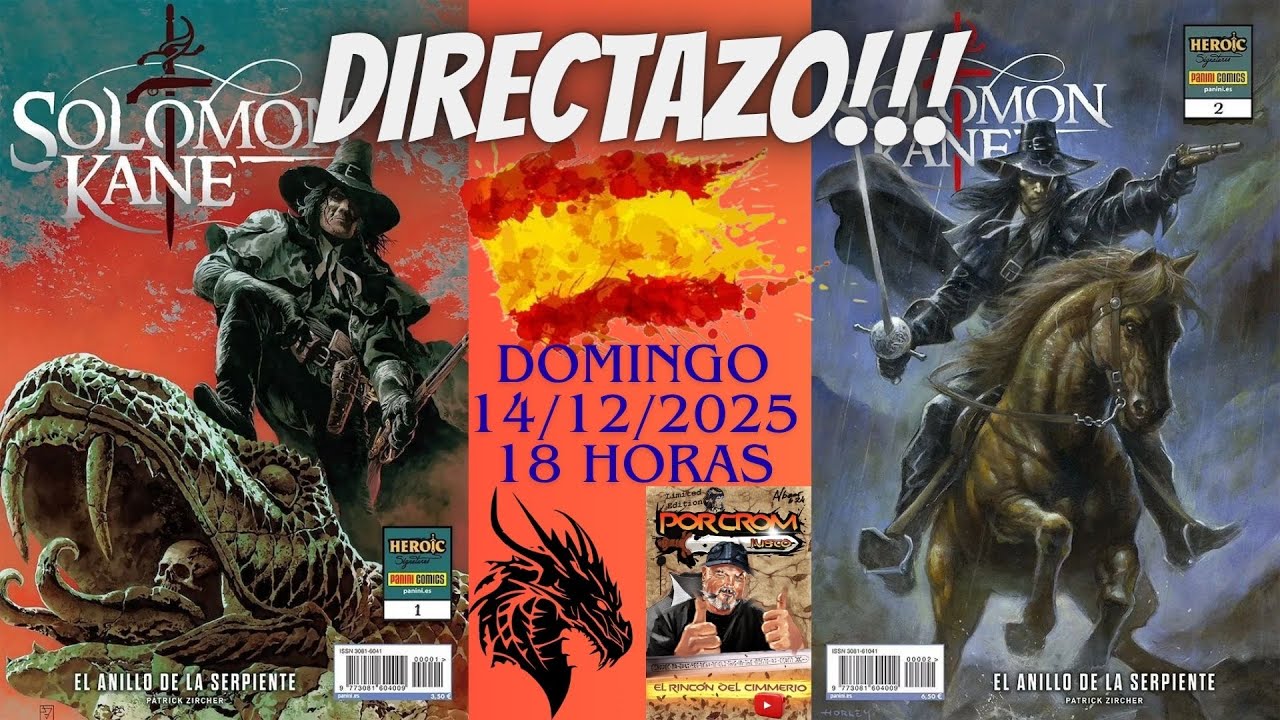 SOLOMON KANE - EL ANILLO DE LA SERPIENTE - DIRECTAZO!!!