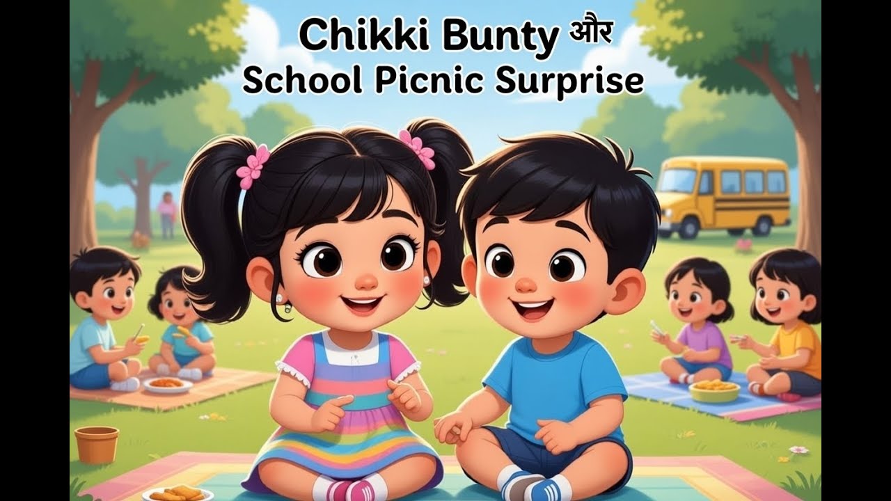 School Picnic में Chikki–Bunty ने क्या देख लिया? 😱 | Sharing Story for Kids