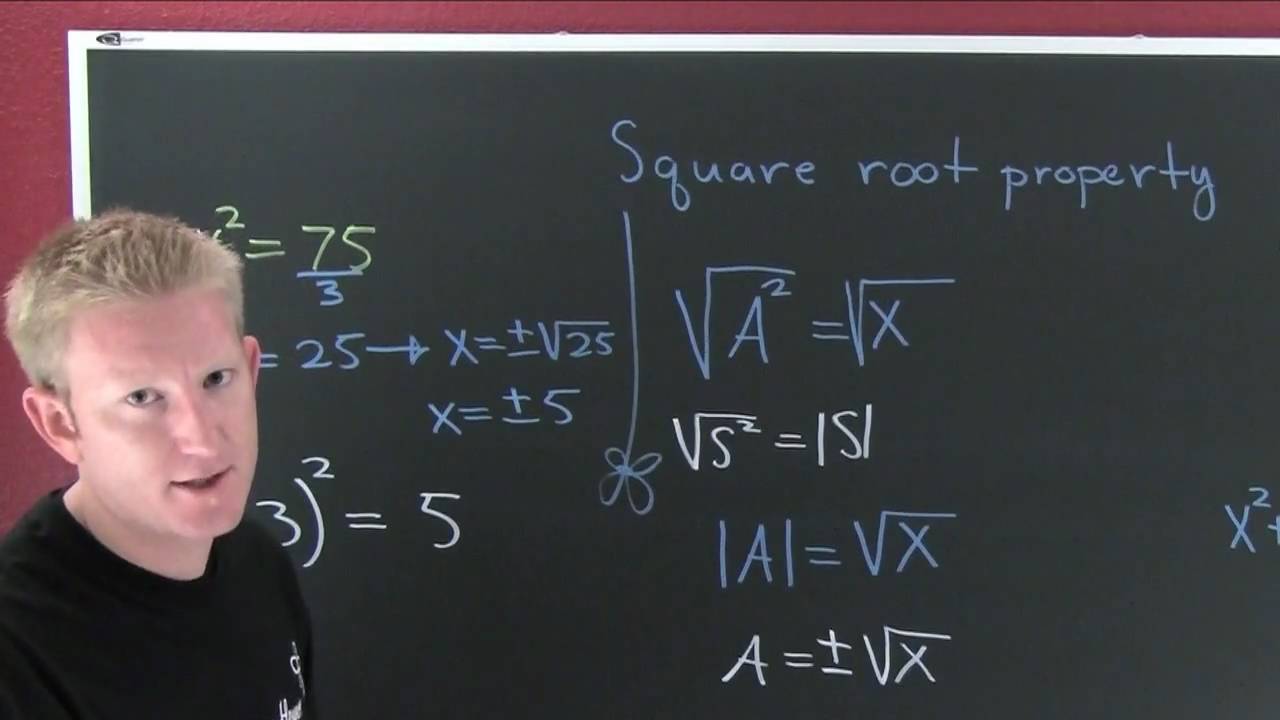 Square Root Property