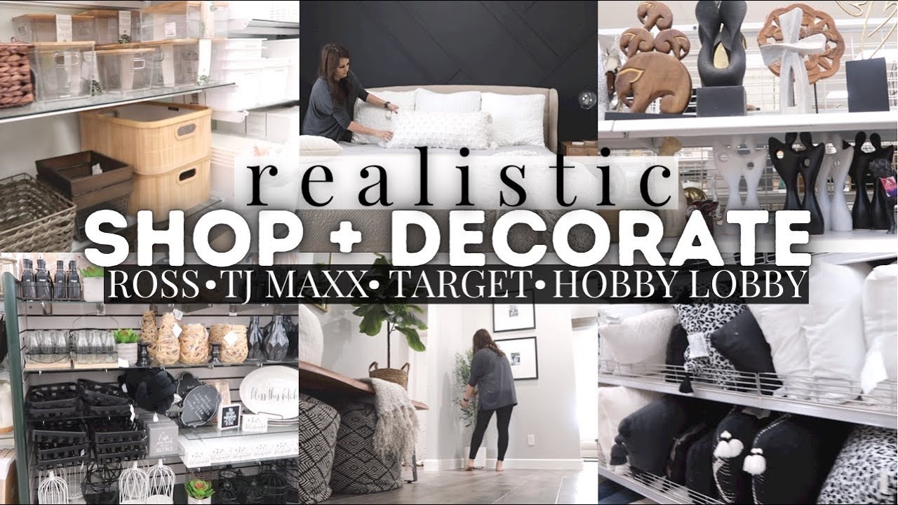 REALISTIC SHOP + DECORATE WITH ME | COME SHOPPING WITH US 2022 | DECORATE WITH ME 2022