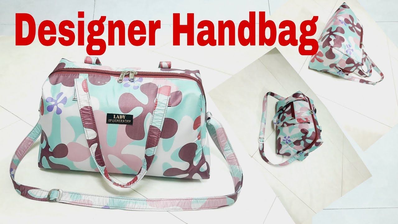 DIY: Designer Handbag No. 89, Lots Of Pockets Tutorial By Anamika Mishra...