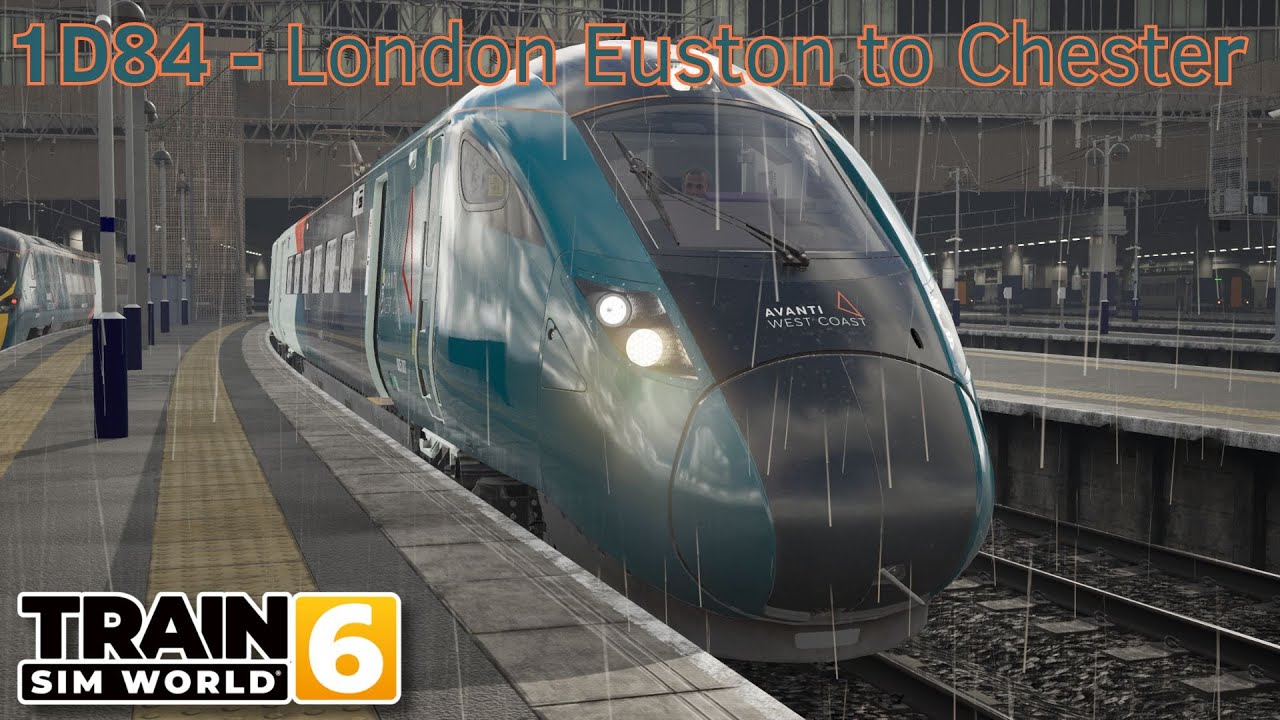1D84 - London Euston to Chester - West Coast Main Line South - Class 805 - Train Sim World 6