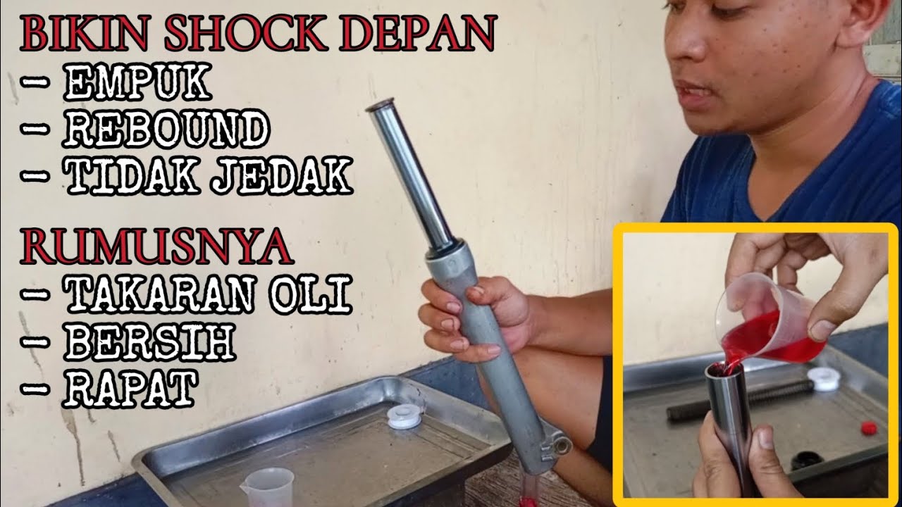 takaran oli shock jupiter agar empuk rebound dan tidak jedak lakukan cara ini pasti berhasil