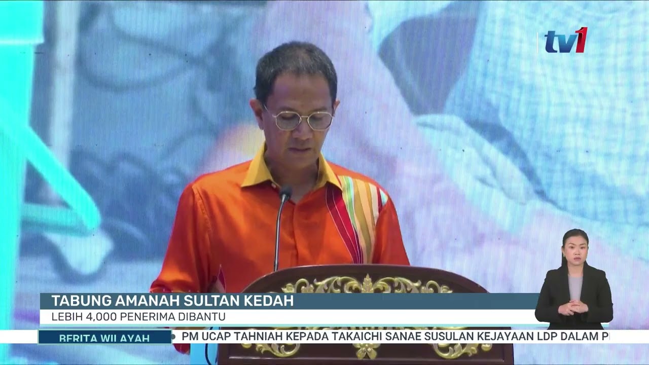 9 FEB 2026 - BERITA WILAYAH - TABUNG AMANAH SULTAN KEDAH: LEBIH 4,000 PENERIMA DIBANTU