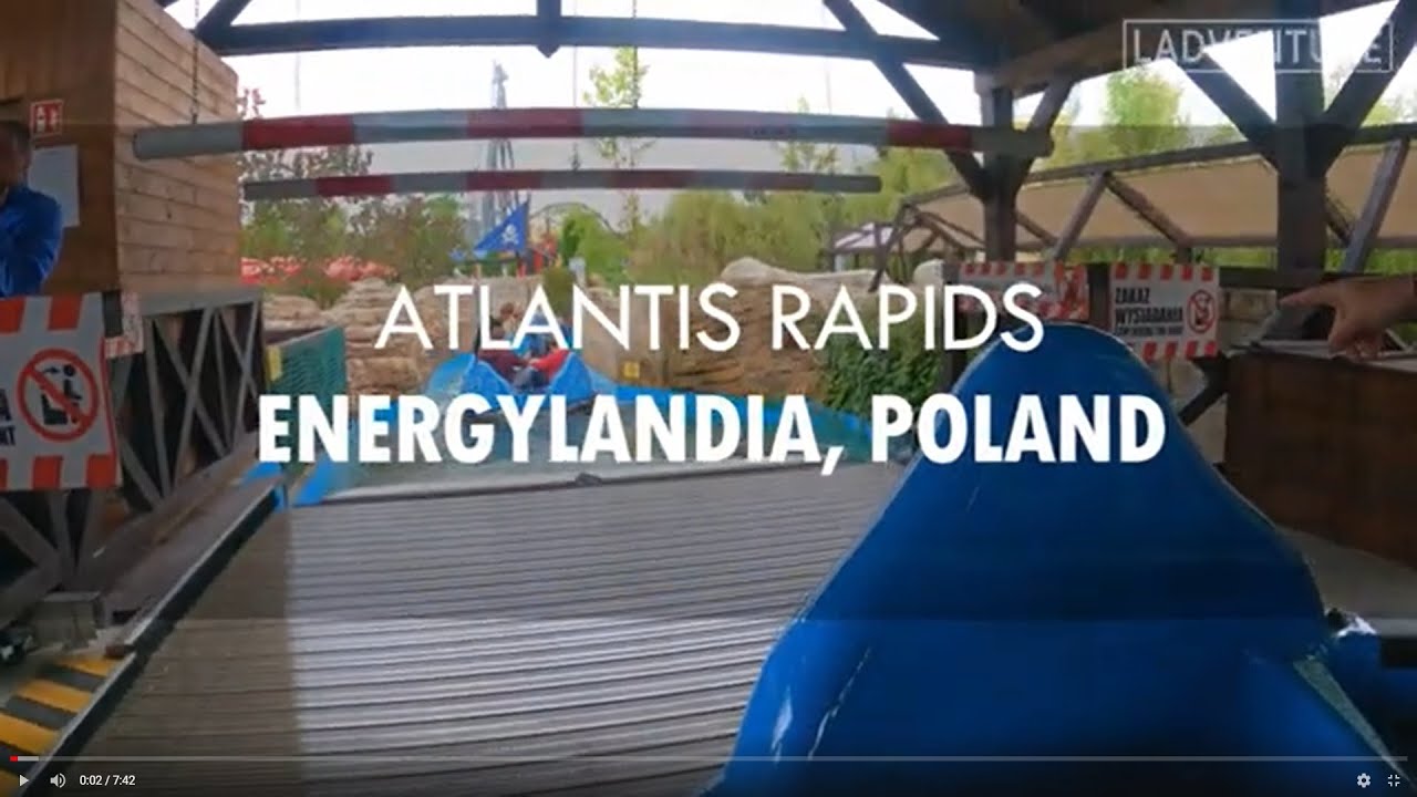 ATLANTIS RAPIDS ON-RIDE POV - [4K] - Energylandia, Poland