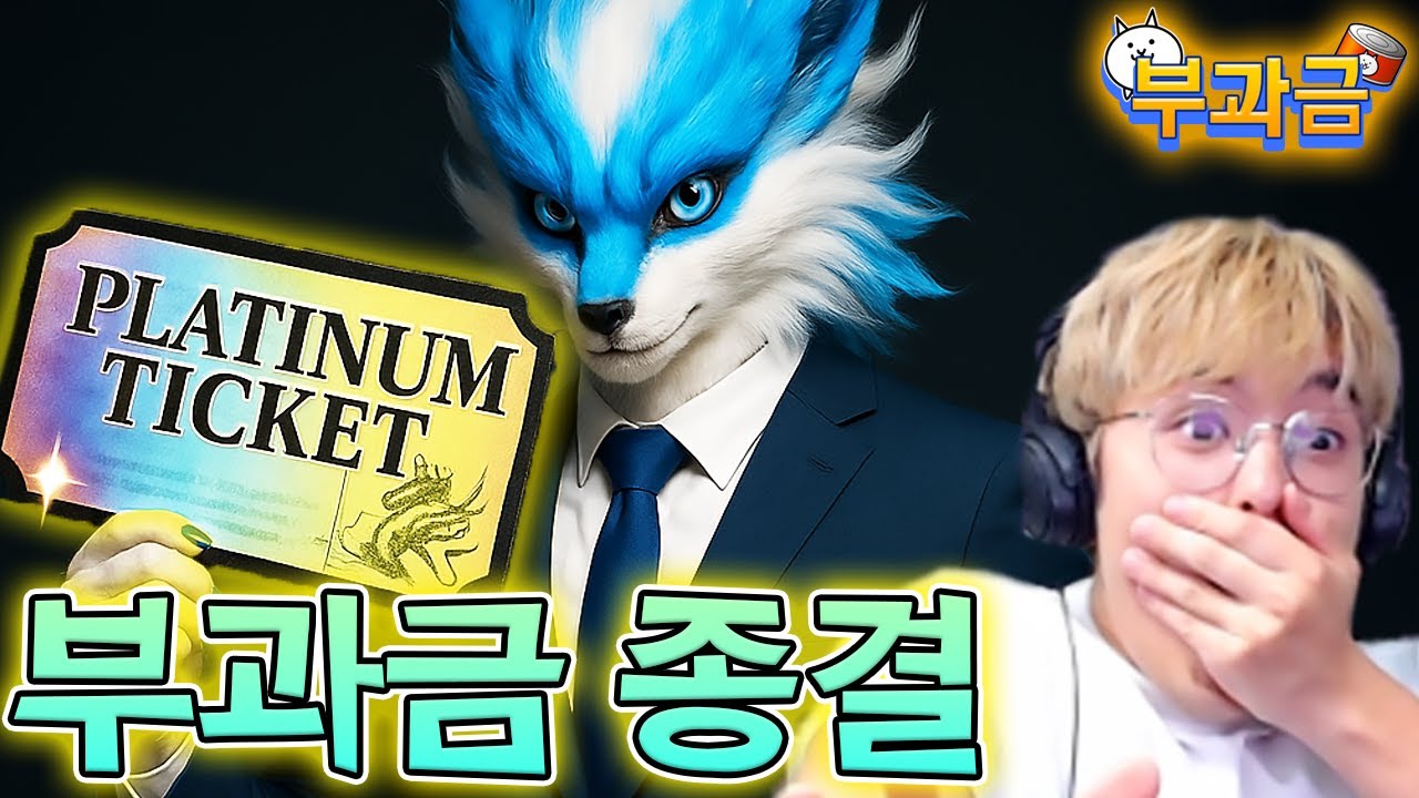 이제 이 계정은 엔딩을 보게되었습니다 :: 냥코대전쟁 부과금 101편