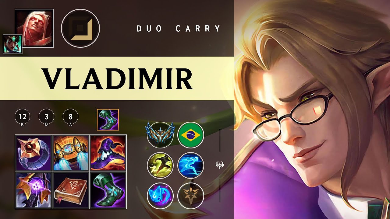Vladimir Carry vs Ezreal - BR Challenger Patch 26.01
