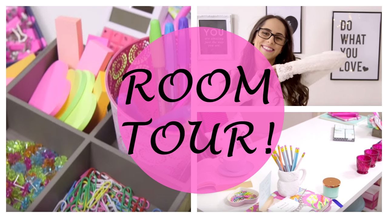 ROOM TOUR | My Study Makeover + Desk Essentials and Organization! |