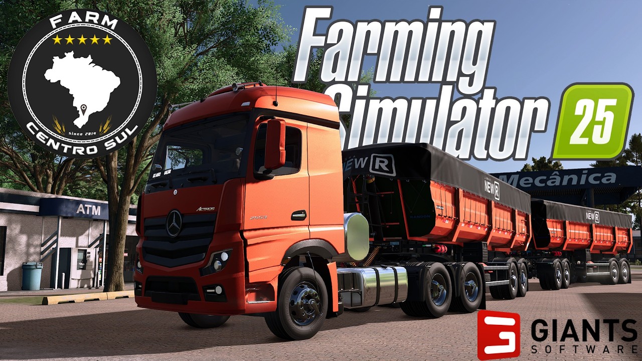 Caminhões Mercedes-Benz no Farming Simulator 25
