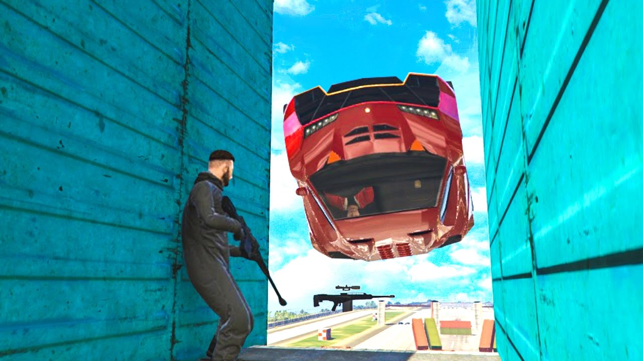 SNIPERS VS STUNTERS! - GTA 5 Funny Moments #650