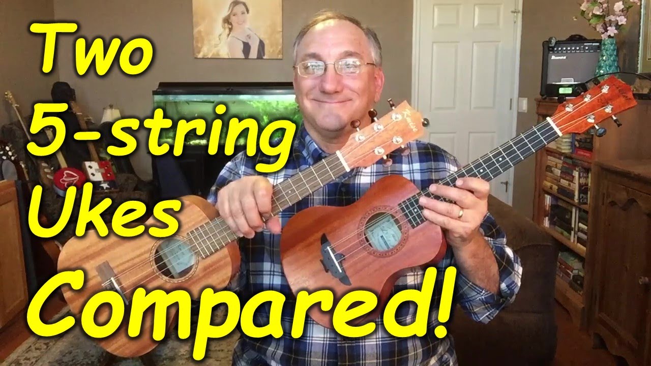 The Aklot and Kmise 5-string Ukuleles Compared!  Which do you like better?