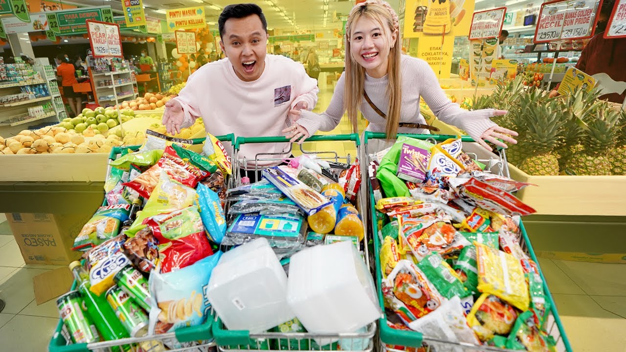 BELANJA BULANAN PERSIAPAN BULAN PUASA!! GAK NYANGKA INI BELANJA TERBANYAK!!