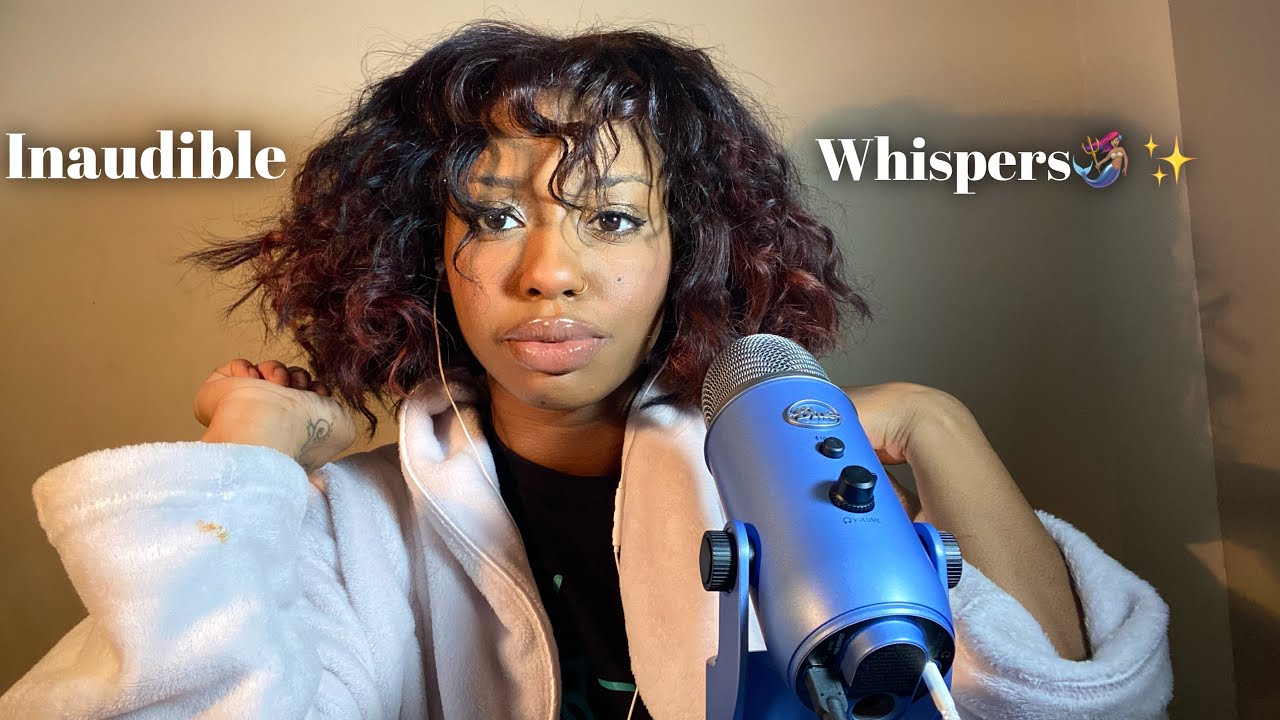 ASMR Pure Inaudible Whispers with Lots of Mouth Sounds ✨Slightly Unintelligible / Fast Talking SLEEP
