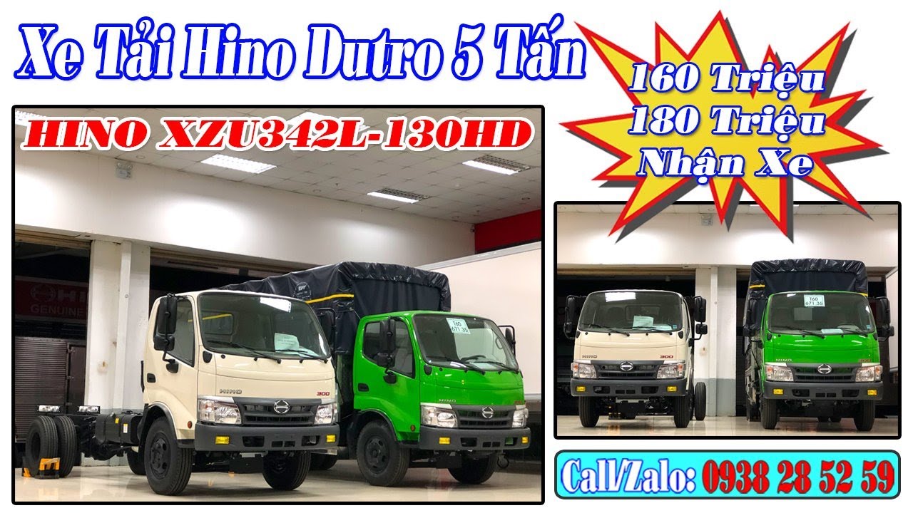 Gi&aacute; B&aacute;n Xe Tải Hino Dutro 5 Tấn | Hino Dutro 5 Tấn Trả Trước 160tr-180tr Nhận Xe