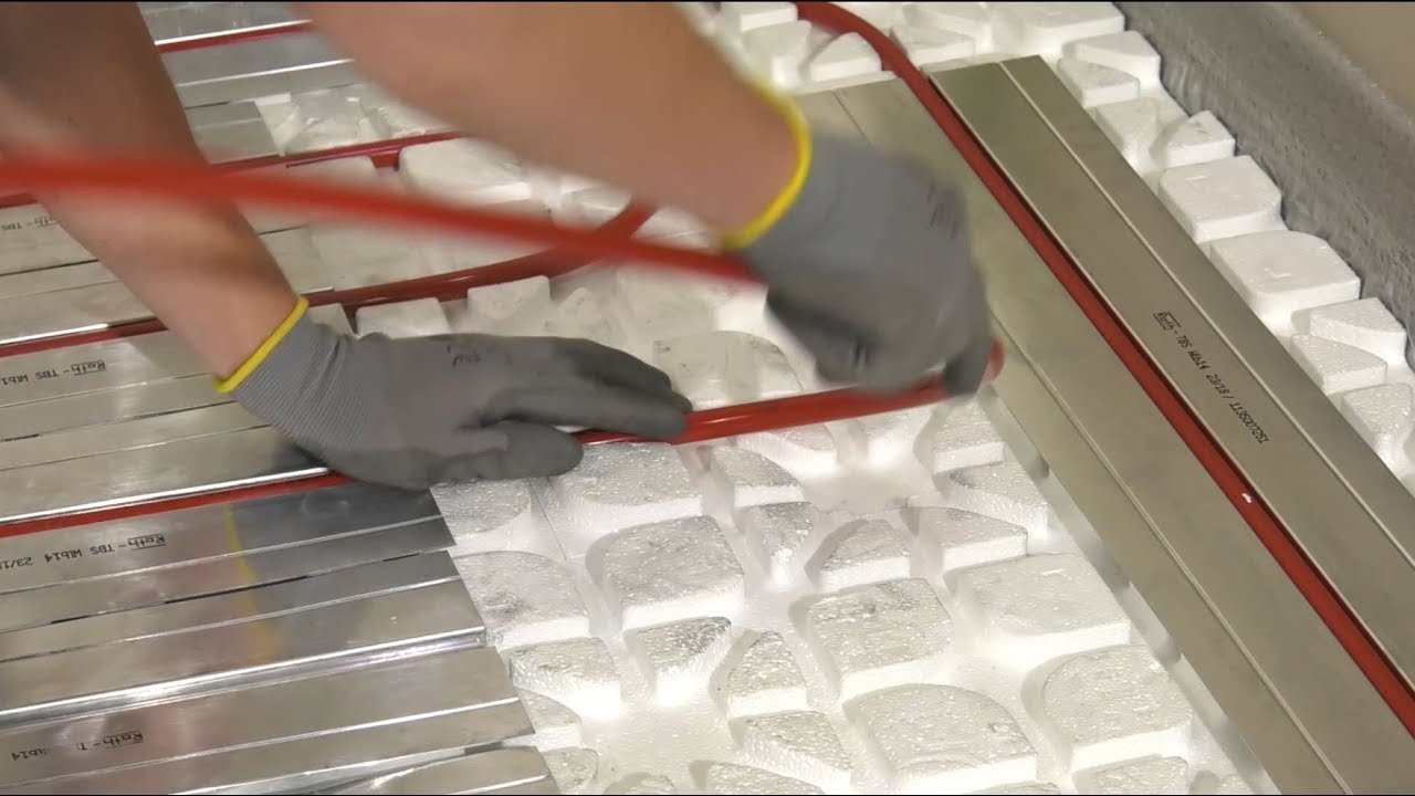 Montage Fußbodenheizung Roth ClimaComfort® Trockenbau-System