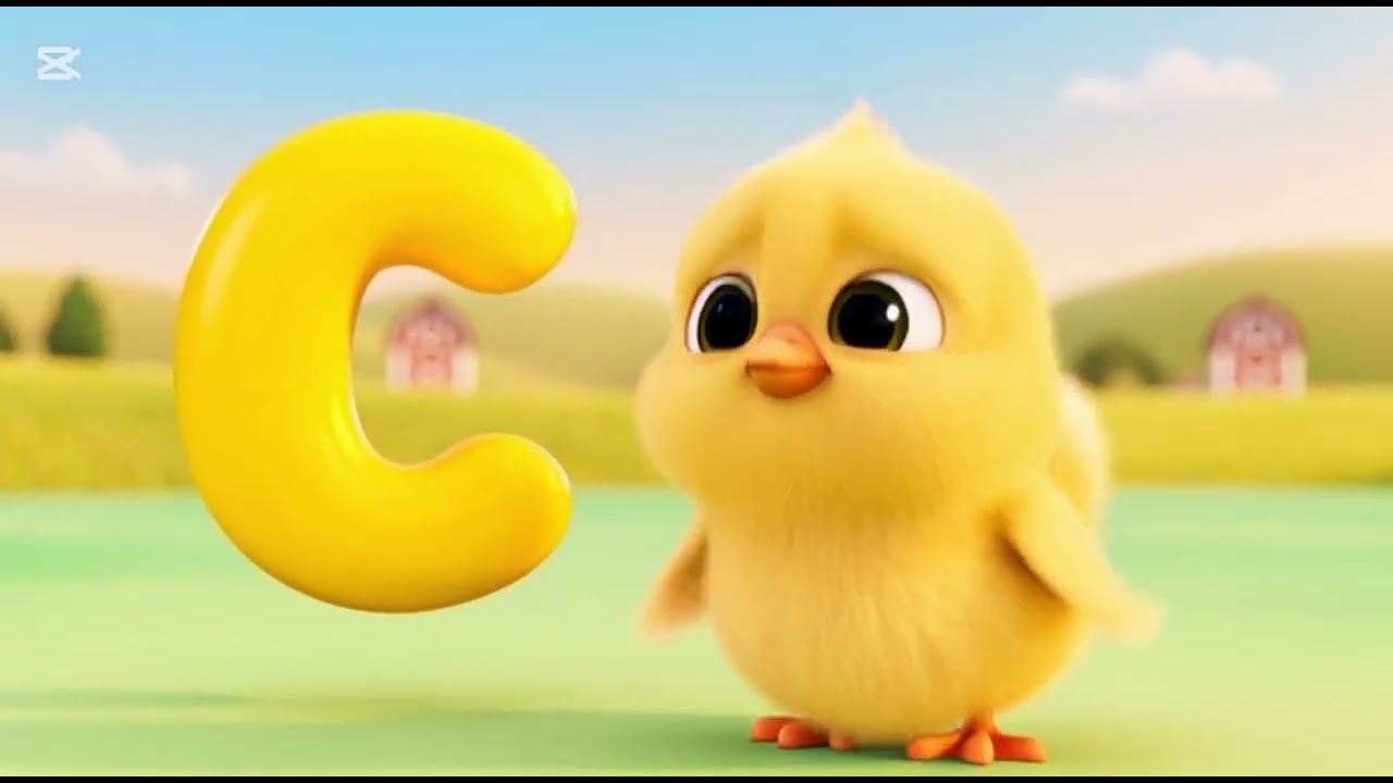 Letter C is for Chick 🐣 | Learn ABC with Cute Baby Chick | Fun Kids Learning World