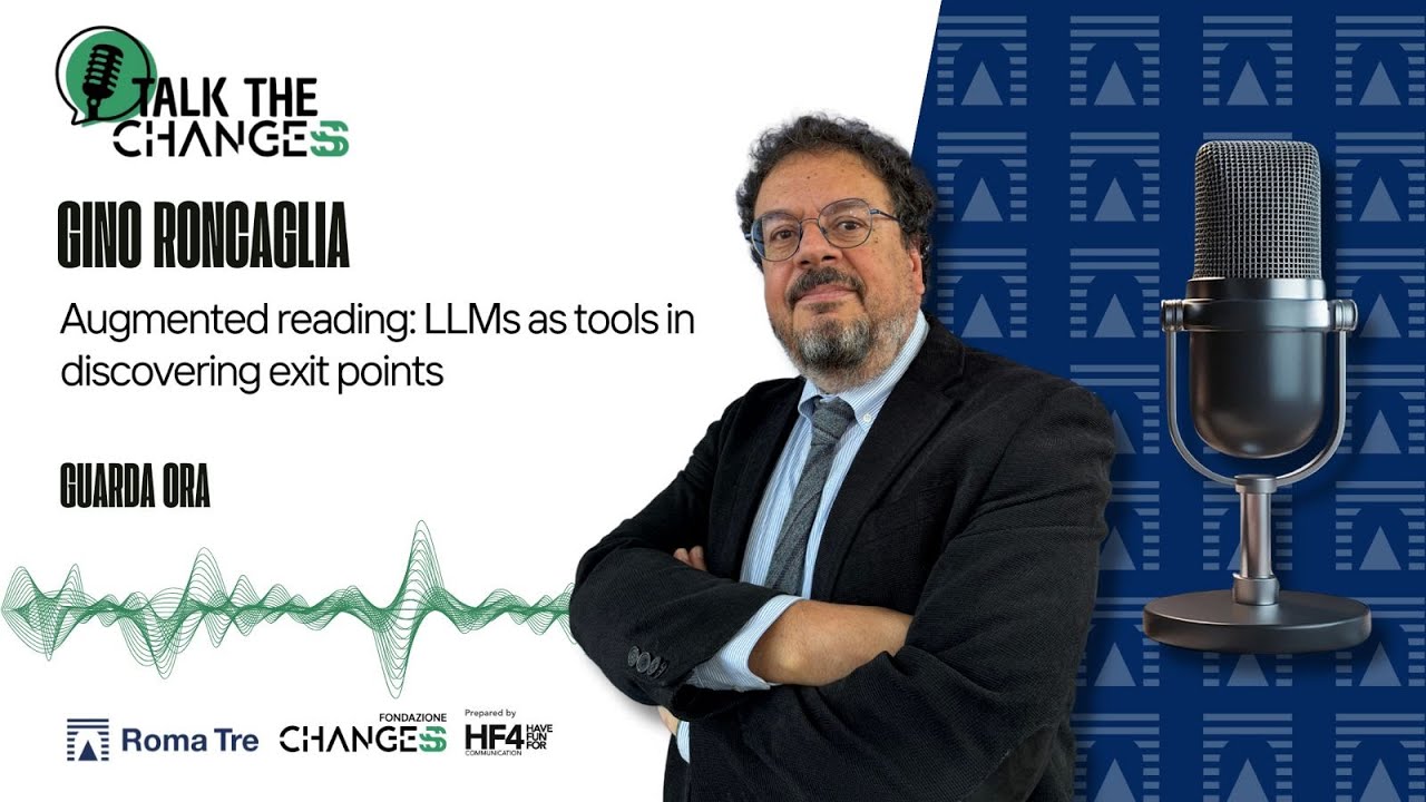 Talk the Changes - Augmented reading, LLMs as tools in discovering exit points
