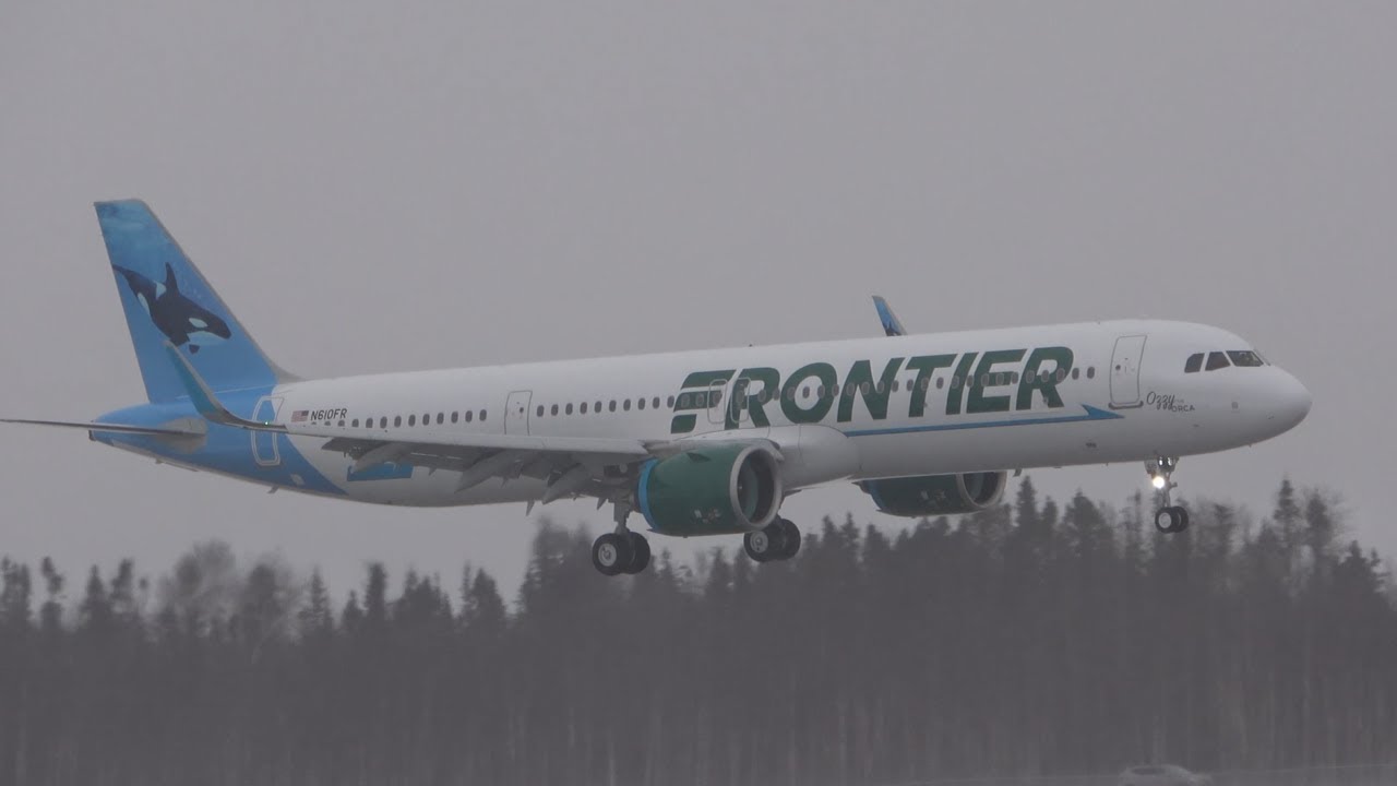 Frontier Airlines &ldquo;Ozzy the Orca&rdquo; - Airbus A321-271NX - Delivery Flight