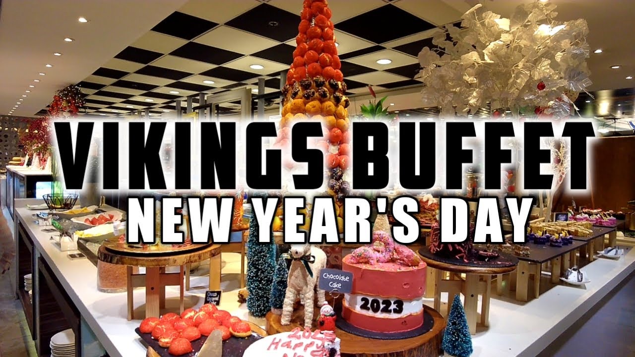 [4K] New Years Day 2023 Festive Dinner Buffet at VIKINGS SM MEGAMALL Branch!