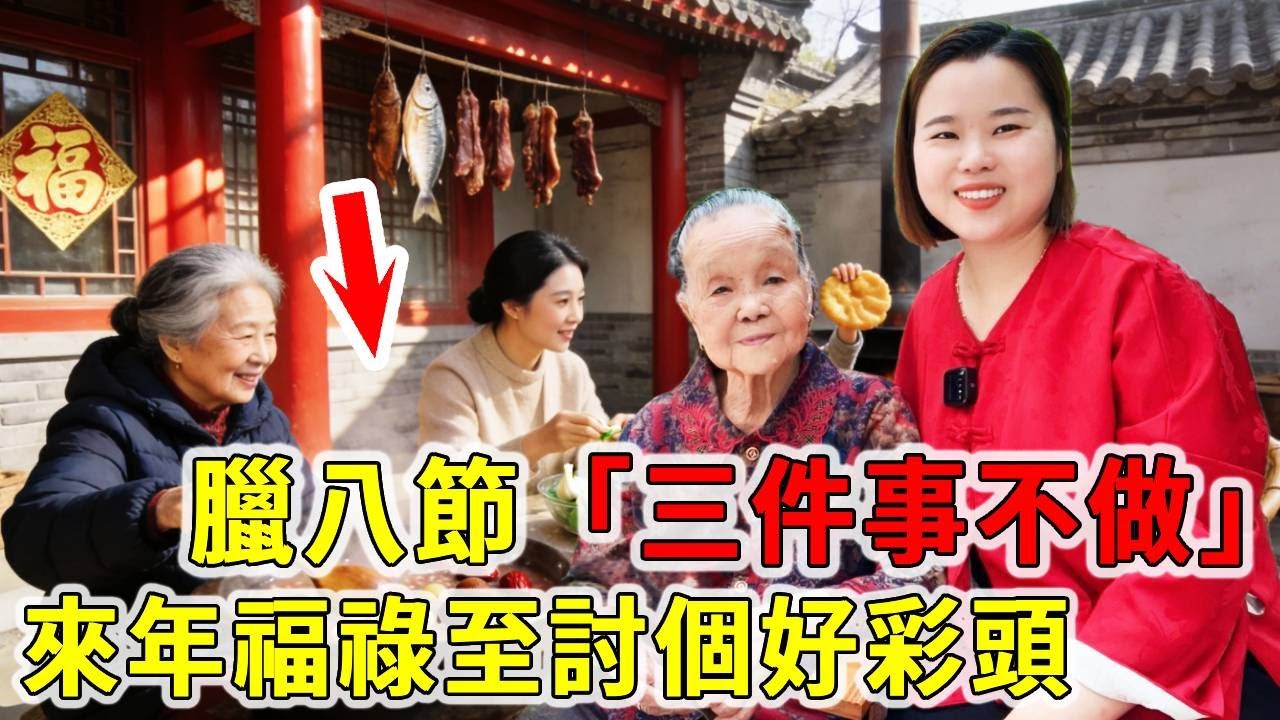 老話說得好“臘八忌三事，來年福祿至”，臘八節有三件事不做，圖個好彩頭【大脸妹传承粤语文化】