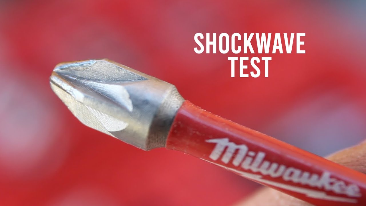 Milwaukee Shockwave bit test