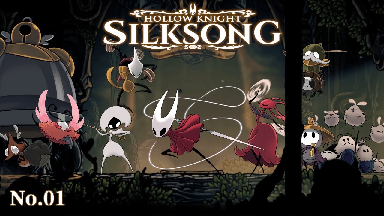 【Hollow Knight: Silksong 実況】01 攫われた先は、謎に包まれた国ファールーン！