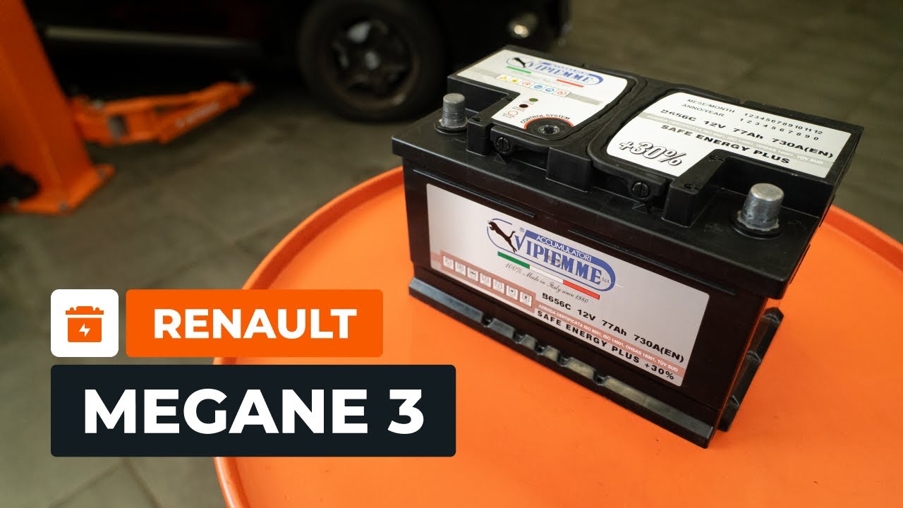 Jak vyměnit autobaterii na autě RENAULT MEGANE 3 [NÁVOD AUTODOC]