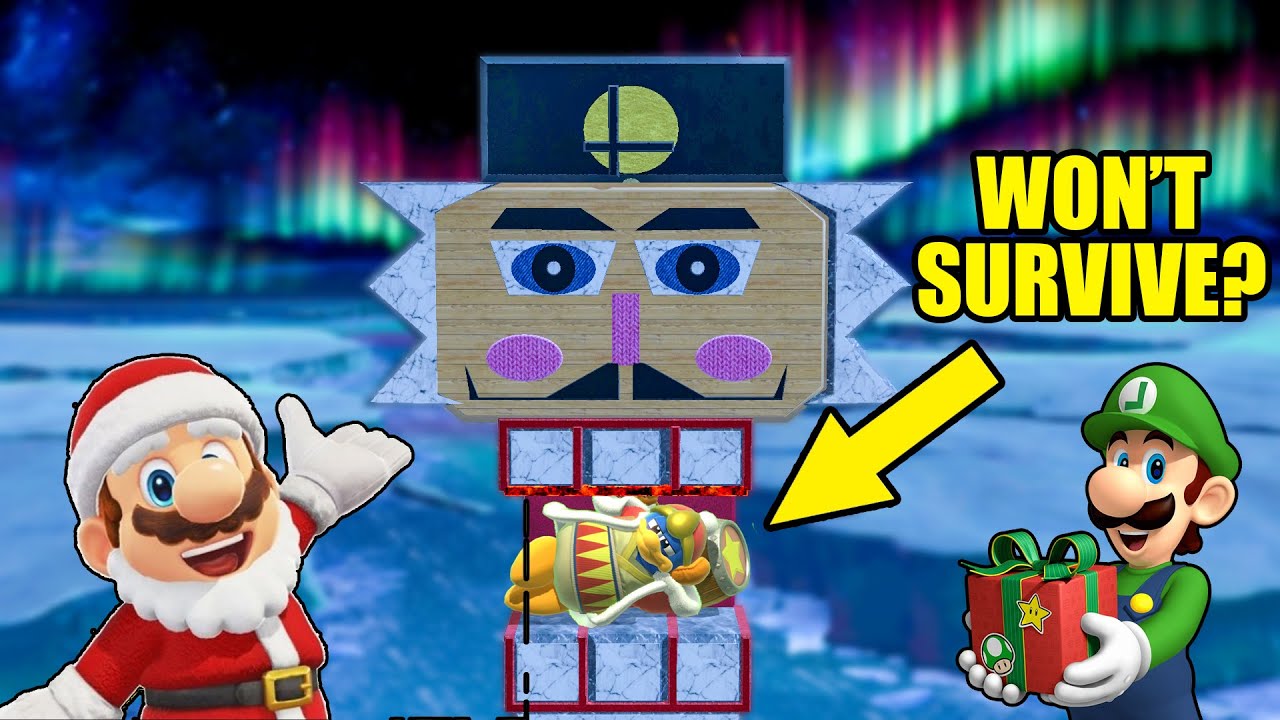 Super Smash Bros. Ultimate - THE CRUSHING NUTCRACKER - Who Can Survive The Longest? [FIXED VERSION]