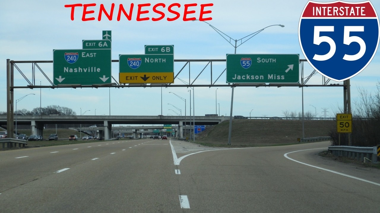 Interstate 55 - Tennessee southbound [FULL LENGTH VIDEO]