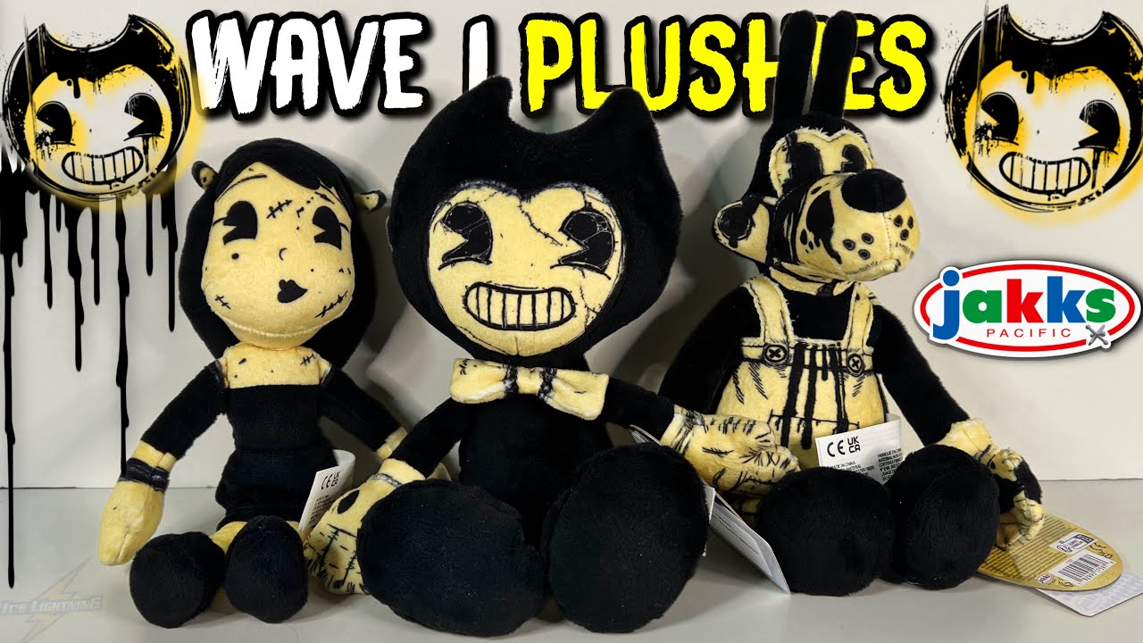 The NEW Jakks Pacific BENDY Merch Is The MOST Game Accurate Plushies YET! - [Wave 1 Full Review]
