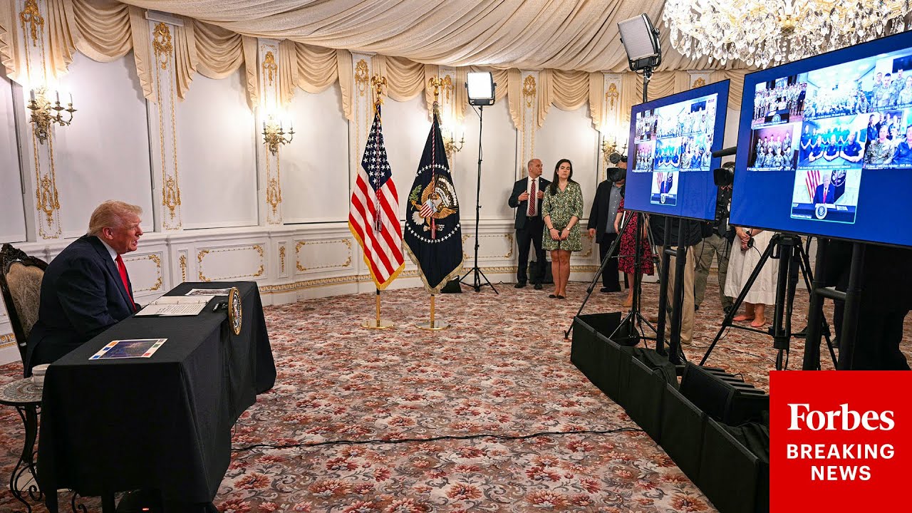 BREAKING NEWS: Trump Takes Questions From Military Service-Members On Thanksgiving Video Call