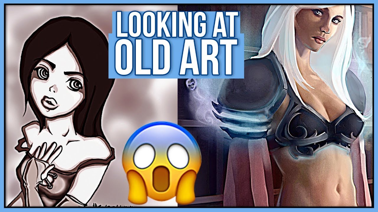 Taking a look at my old art 😱 MY ART JOURNEY (PART 1)