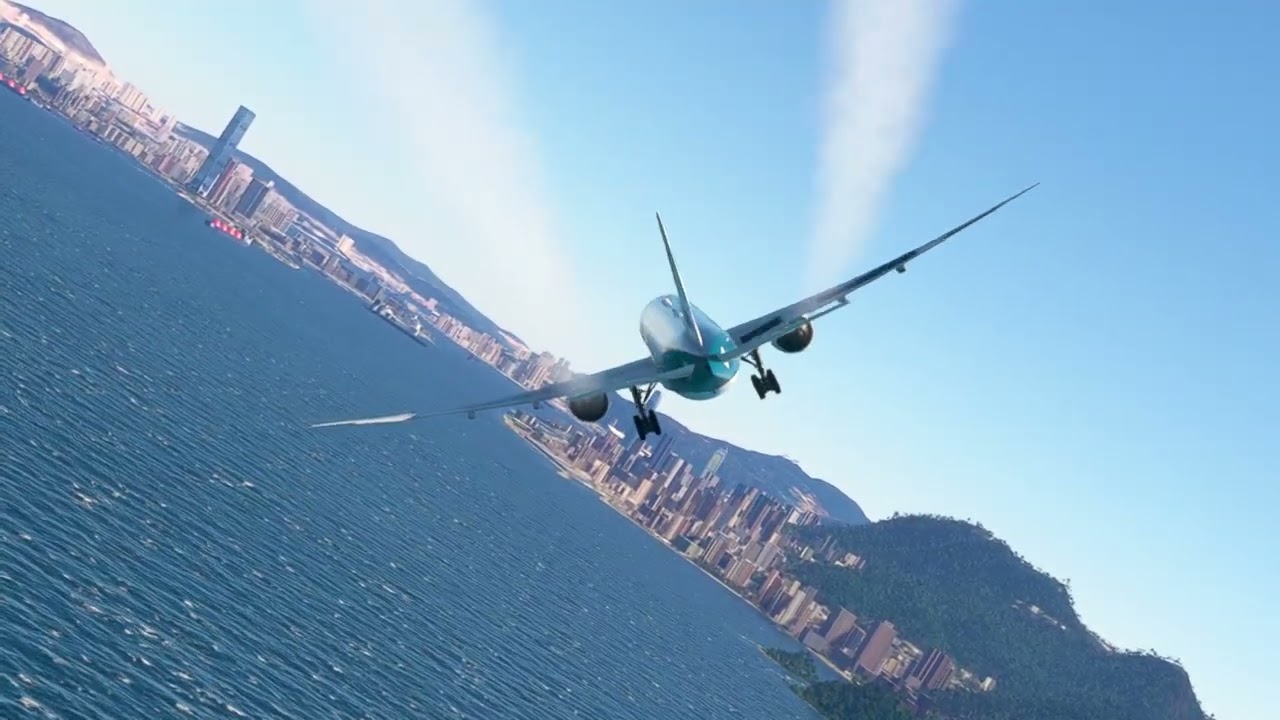 the plane circled when it was about to land #game